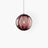 Amber glass pendant light adjustable height ceiling mount