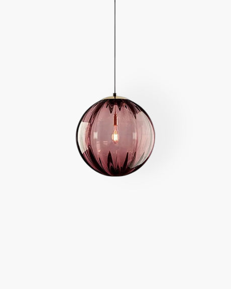 Amber glass pendant light adjustable height ceiling mount - OpalDwell