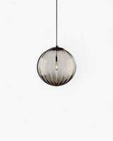 Amber glass pendant light warm 3000K glow - OpalDwell