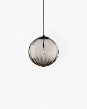Amber glass pendant light warm 3000K glow - OpalDwell