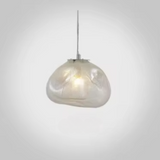 Cloud inspired glass pendant light for living room