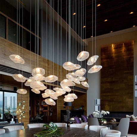 Whimsical pendant lighting fixture for cafes