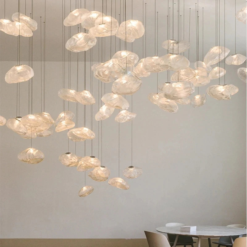 Warm glow pendant for entryway decor
