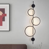 Integrated LED wall lamp for living room