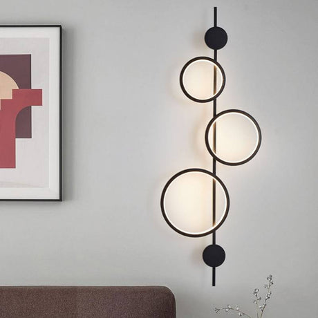 Integrated LED wall lamp for living room