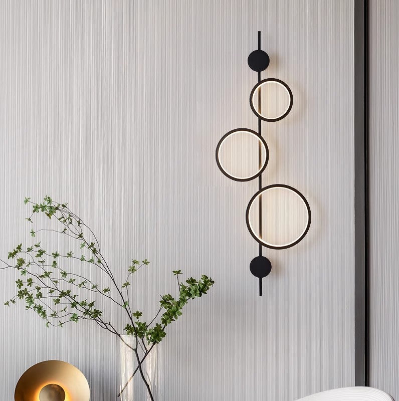 Wall mounted LED lamp for bedroom warm ambient light