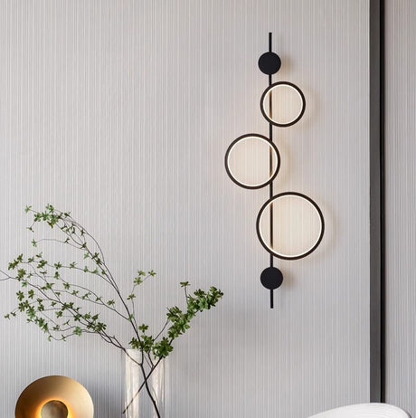 Wall mounted LED lamp for bedroom warm ambient light