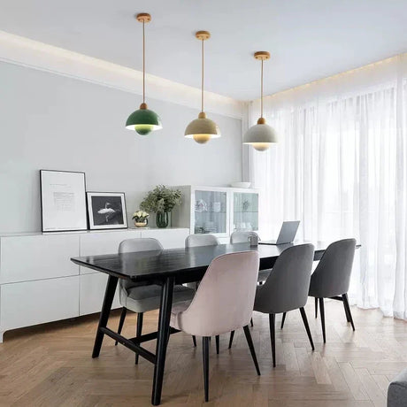 HavenOak Wood Pendant Light – Circular Ring Design
