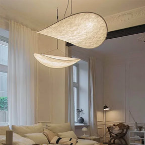Fabric pendant light chip design for living room