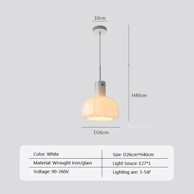 Eldrida Hanging Lamp – High-Quality Glass Fixture