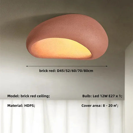 Wabi-Sabi Ceiling Light for Contemporary Homes