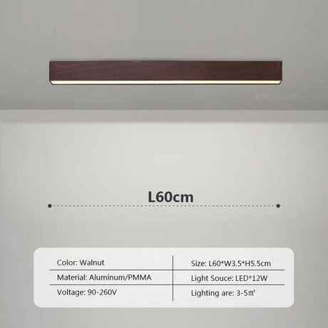 Durable aluminum LED ceiling light for homes