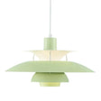 Metal pendant lamp size variant close-up