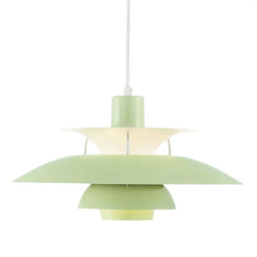 Metal pendant lamp size variant close-up