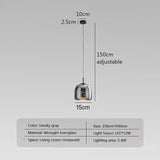 Glass pendant light for modern homes decor