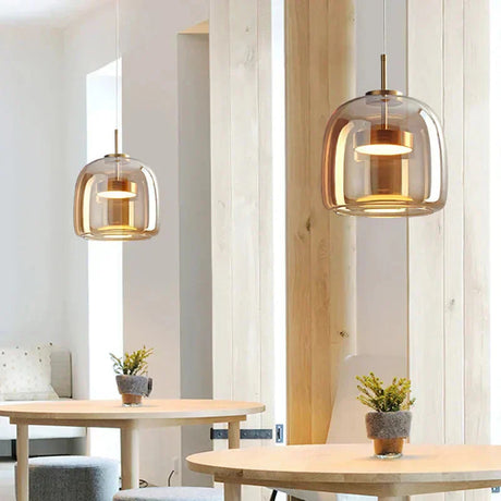 Glass Pendant Light for Living Room Decor OpalDwell