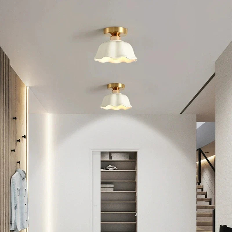Chandelier-Style Ceramic Lamp for Dining Room Decor