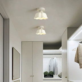 Ceramic and Glass Pendant Lamp Close-Up Detail