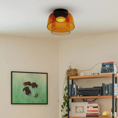 Keiora Nordic Glass Ceiling Lamp | Medieval Charm Lighting