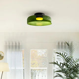 Medieval Style Glass Ceiling Light Design Detail