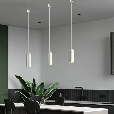 Virello Nordic Ribbed Pendant Light for Kitchen Island