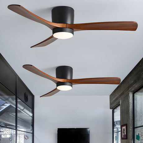 Wood Blade Ceiling Fan Close Detail