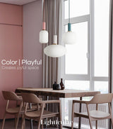 Nordic Pendant Lamp Adjustable Cord Detail