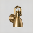 Handcrafted brass wall sconce for entryway