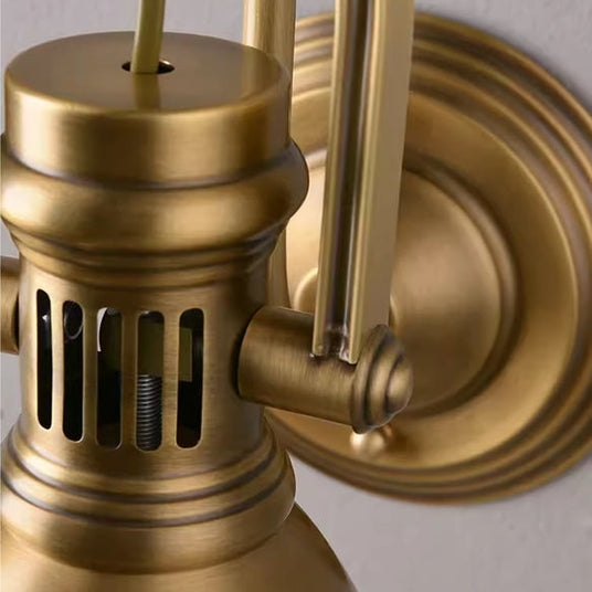Entryway lighting fixture close-up