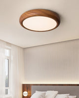Nexa Walnut Ceiling Light Overhead View