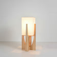 Minimalist walnut wood floor lamp Japanese style