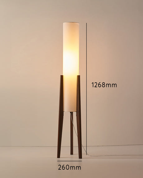 Nordic floor lamp close-up detail