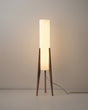 Walnut wood lamp for art studio