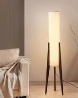 Fabric shade floor lamp installation view