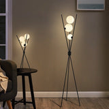 Moon inspired floor lamp for living room accent