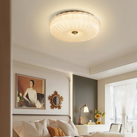 Ripple Glass Ceiling Light Cold Light Color Option