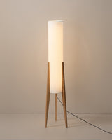 Retro standing lamp for reading nook