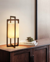 Japanese Wood Floor Lamp for Tea Room Decor