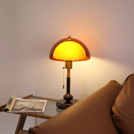 Retro floor lamp warm ambient lighting