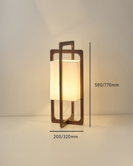 Japanese Wood Floor Lamp for Contemporary Zen Spaces