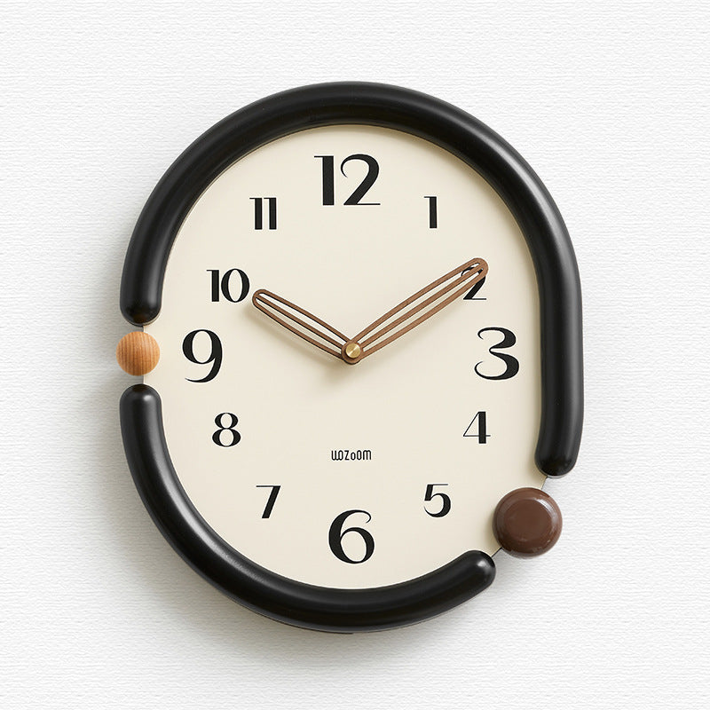 NovaTwist Wall Clock Avant Garde Timepiece OpalDwell