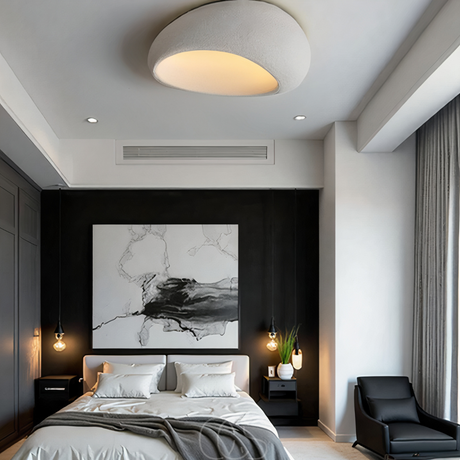 Dimmable Resin Ceiling Lamp Warm White Ambient Lighting