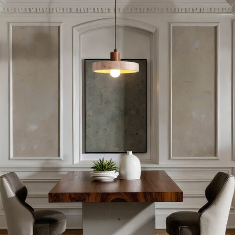 Natural stone pendant lamp for dining and living rooms