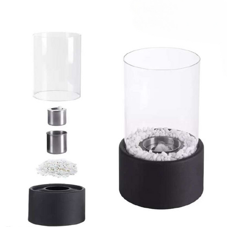 Oil lamp for coffee table decor accent