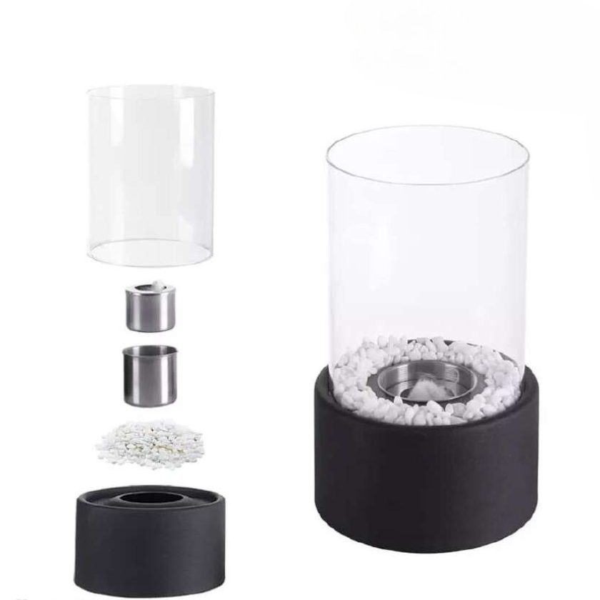 Oil lamp for coffee table decor accent