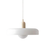 Halo Pendant Lamp modern glass and metal ceiling light - OpalDwell