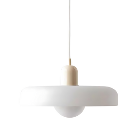 Halo Pendant Lamp modern glass and metal ceiling light - OpalDwell