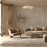 Aethera Silk Ceiling Light metal frame construction - OpalDwell