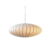 Aethera Silk Ceiling Light ivory silk finish - OpalDwell