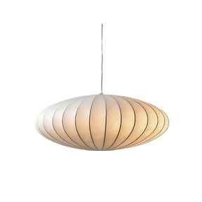 Aethera Silk Ceiling Light ivory silk finish - OpalDwell